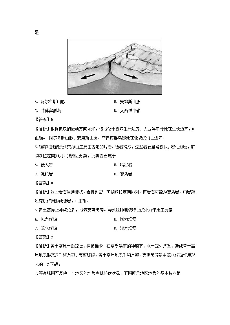 【地理】上海市徐汇区2018-2019学年高二下学期调研测试试题（等级考）（解析版）第2页