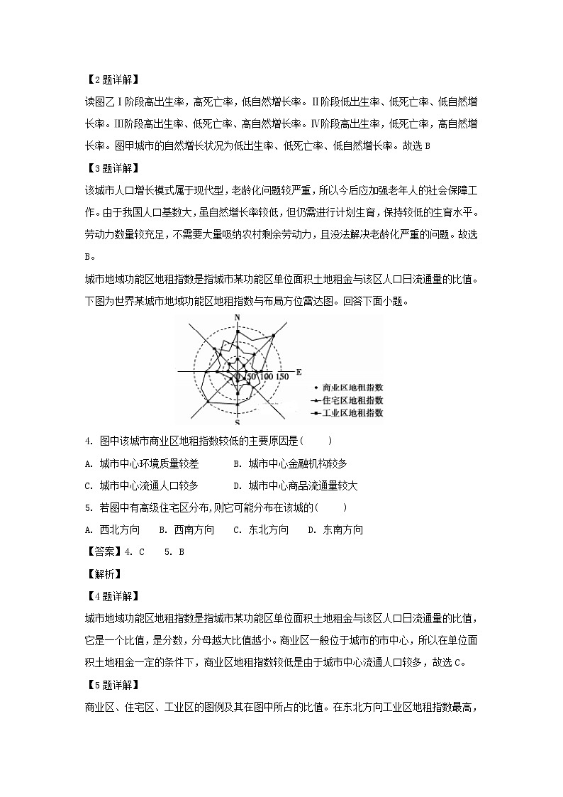【地理】安徽省滁州市定远县育才学校2018-2019学年高二上学期第一次月考（普通班）试题（解析版）02