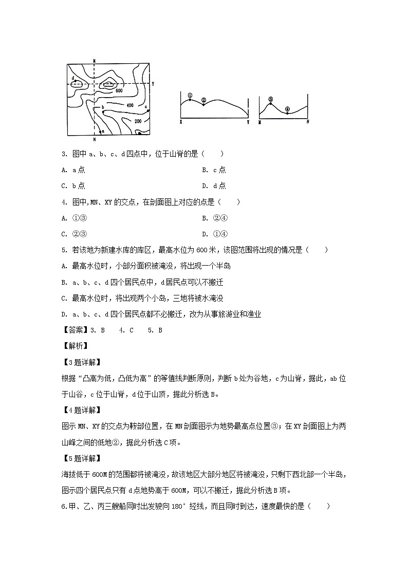 【地理】福建省平和一中、南靖一中等五校2018-2019学年高二下学期期中联考试题（解析版）02