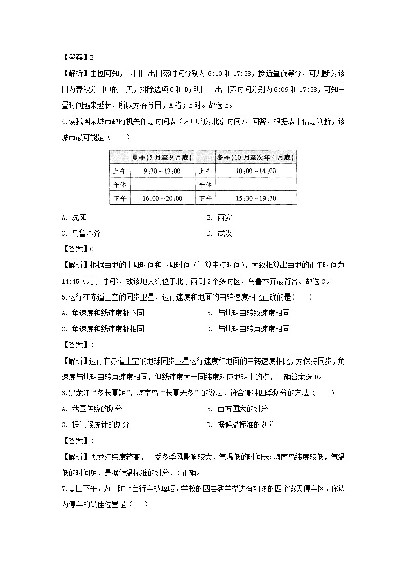 【地理】江苏省东台市创新学校2018-2019学年高二5月检测试题（解析版）02