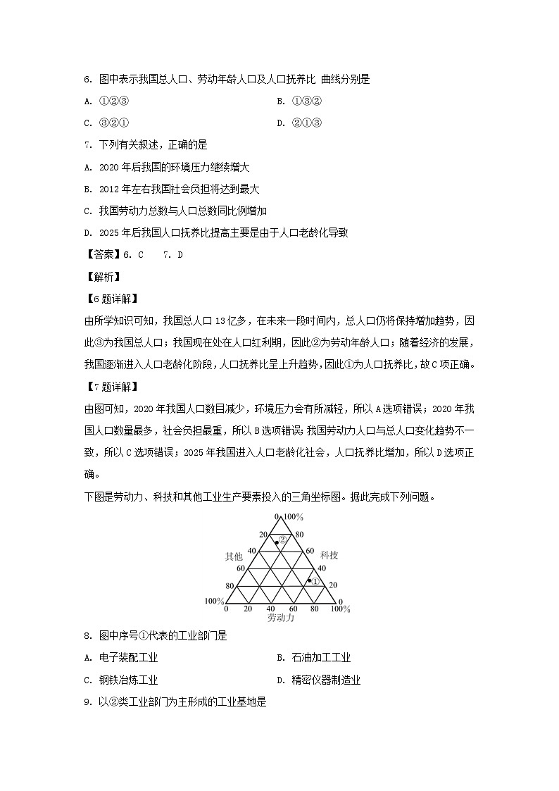 【地理】云南省茚旺高级中学2018-2019学年高二下学期开学考试试卷（解析版）第3页