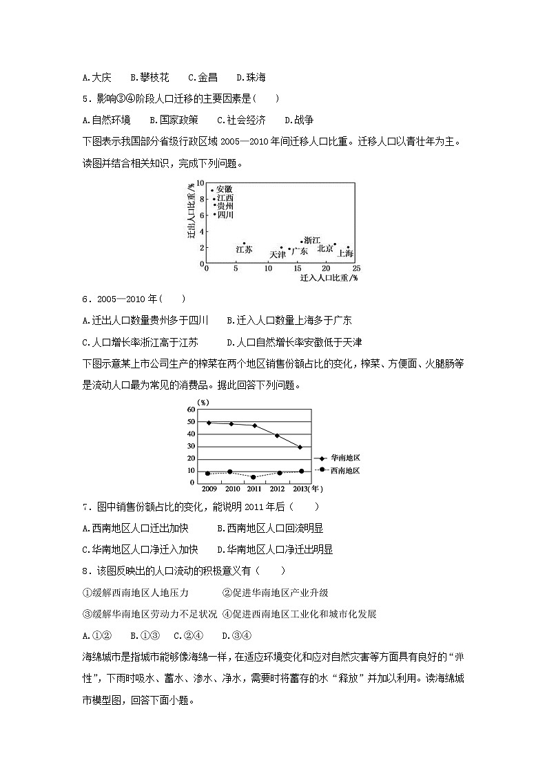 【地理】广东省惠州市惠东高级中学2018-2019学年高二上学期开学考试试题（解析版）02