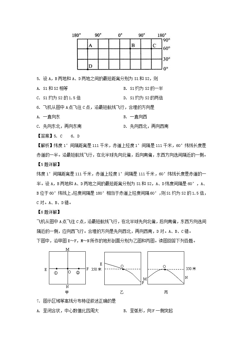 【地理】江苏省常州高级中学2018-2019学年高二下学期期中考试试卷（解析版）03