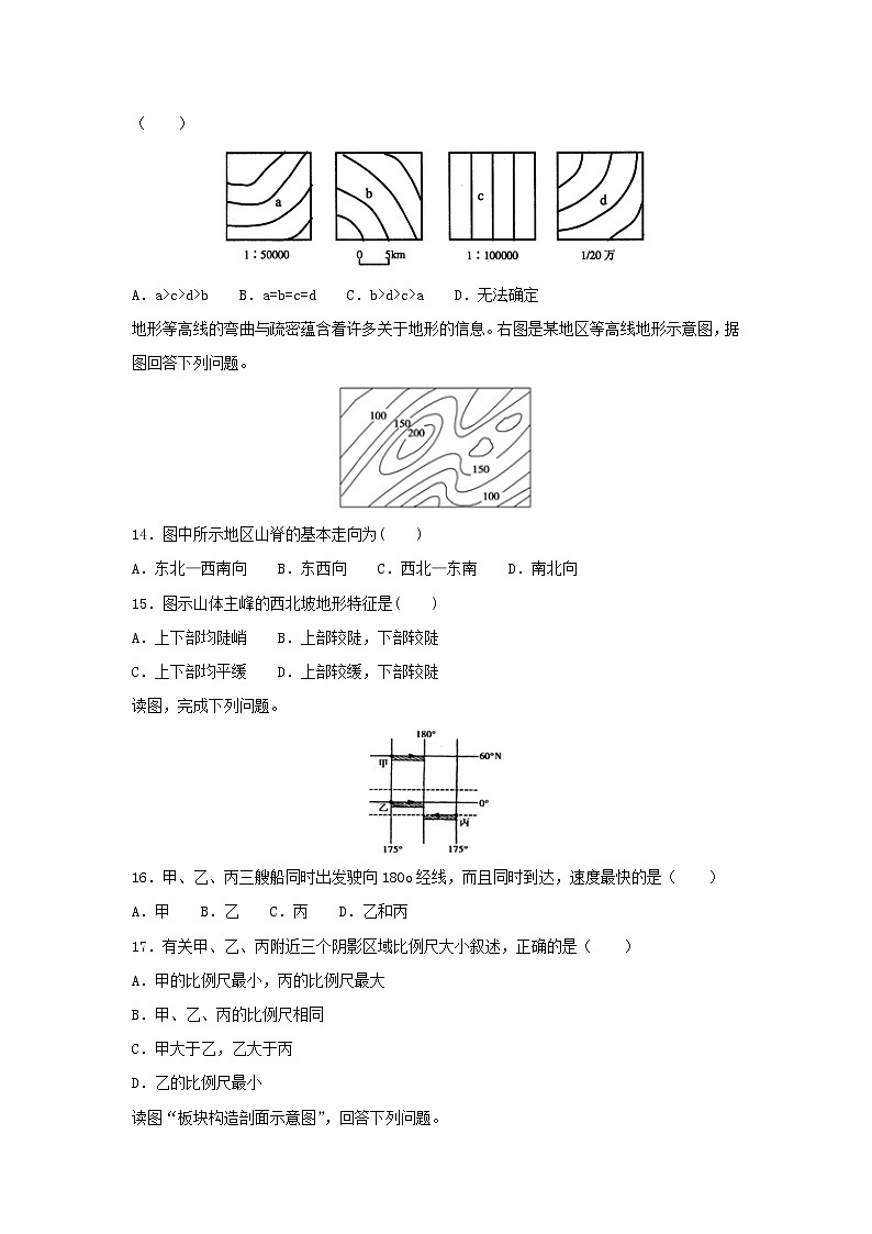 【地理】吉林省实验中学2018-2019学年高二上学期期中考试试题（解析版）03