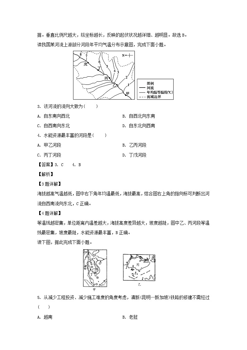 【地理】湖北省黄梅县国际育才高级中学2018-2019学年高二上学期期中考试试题（解析版）02