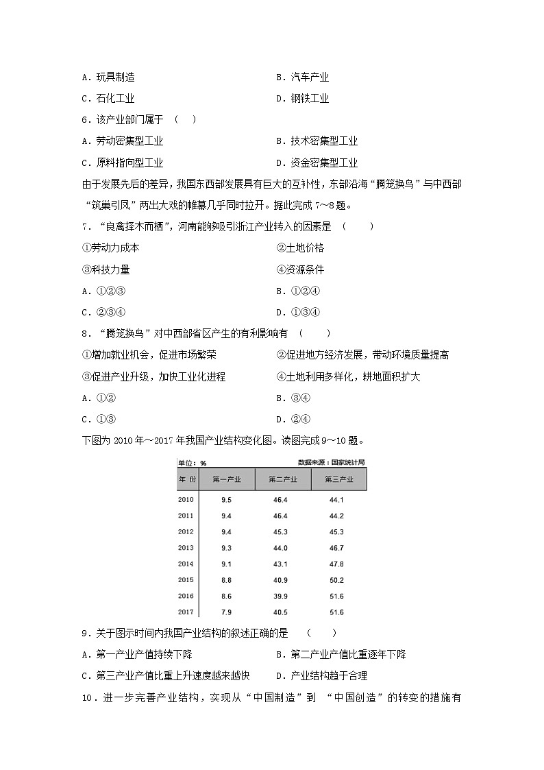 【地理】湖南省永州市双牌县第二中学2019-2020学年高二上学期期中考试试题（学考）第2页