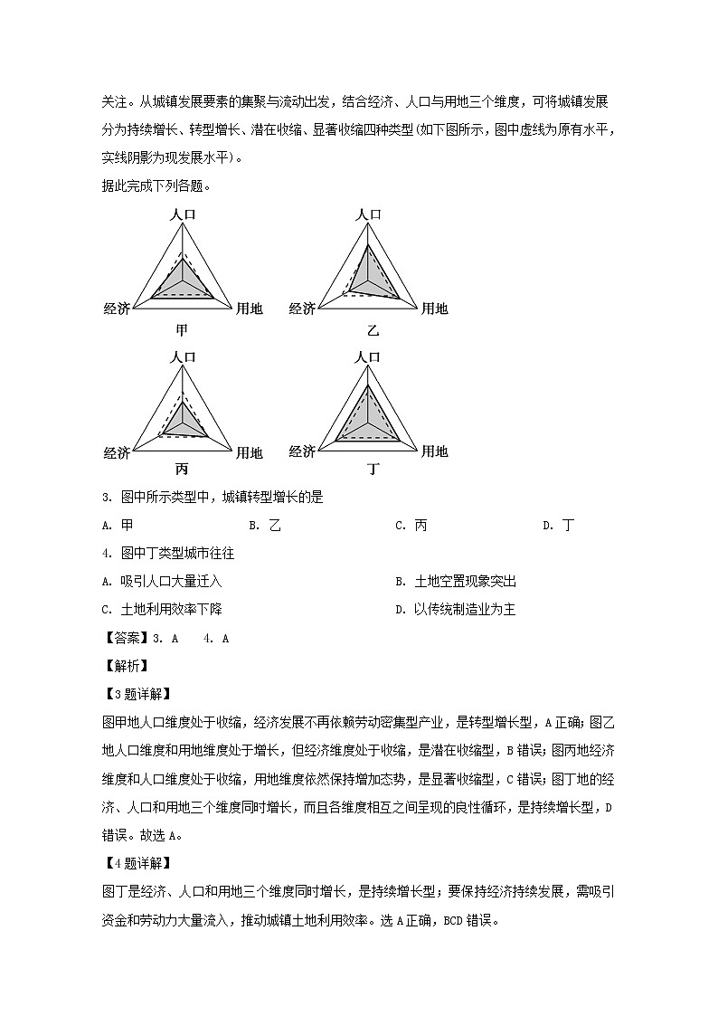 福建省漳浦县第一中学2019届高三下学期诊断文综地理试题第2页