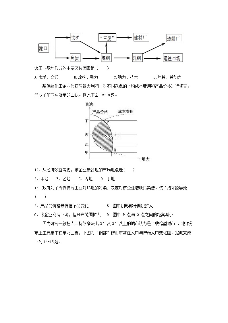 【地理】宁夏青铜峡市高级中学（吴忠中学分校）2020届高三上学期第二次月考第3页