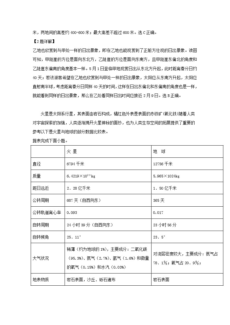 湖南省衡阳市重点中学2020届高三十月启慧大联考地理试卷02