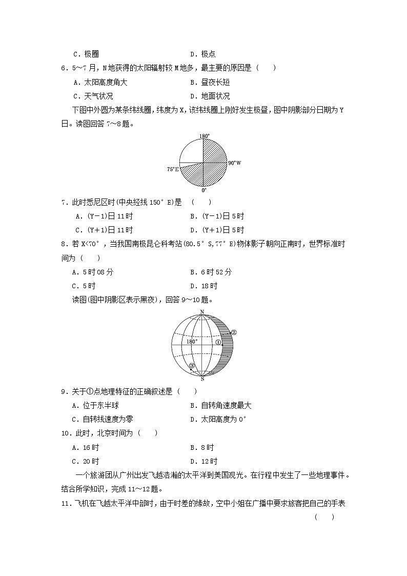 【地理】江苏省东海县第二中学2020届高三上学期入学考试02