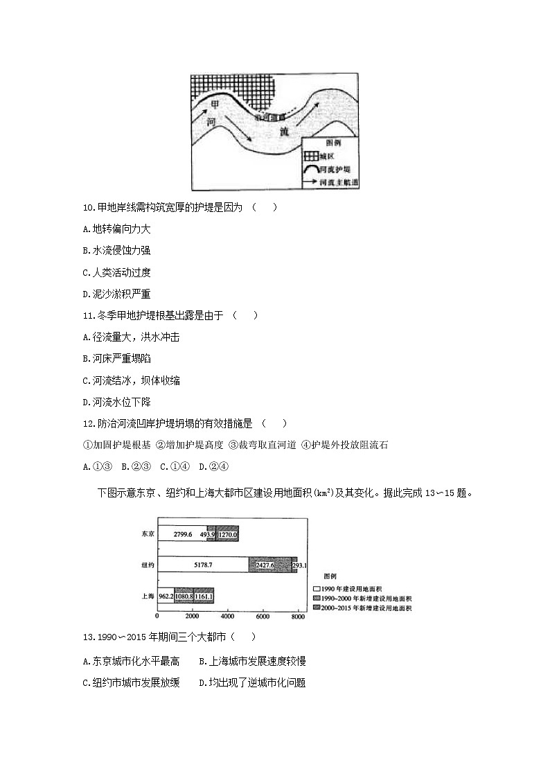 【地理】河南省2020届高三上学期阶段性考试（四）03