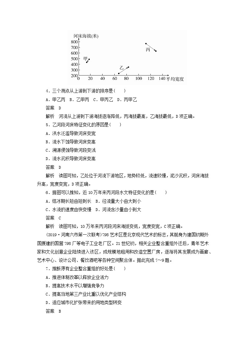 【地理】2020版高考地理二轮精刷题：第四篇 综合仿真模拟（四）02