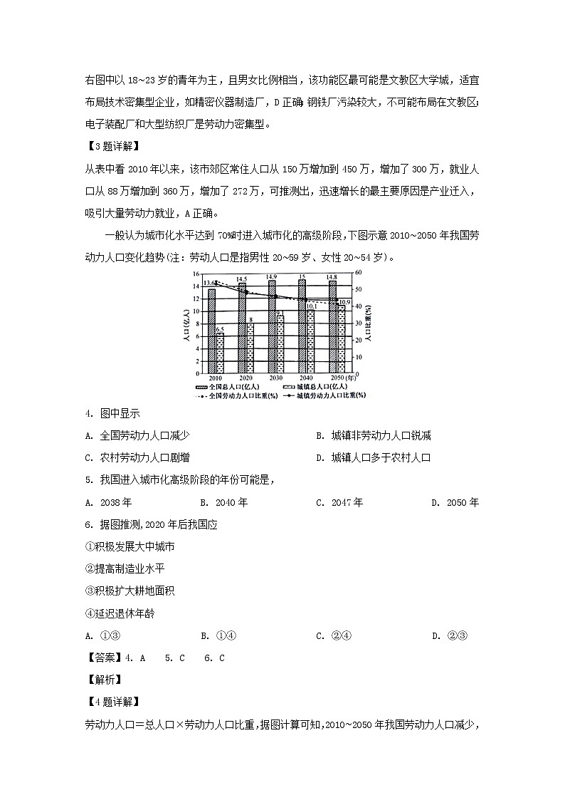 【地理】江西省会昌中学2018-2019学年高一下学期第二次月考（解析版） 试卷02