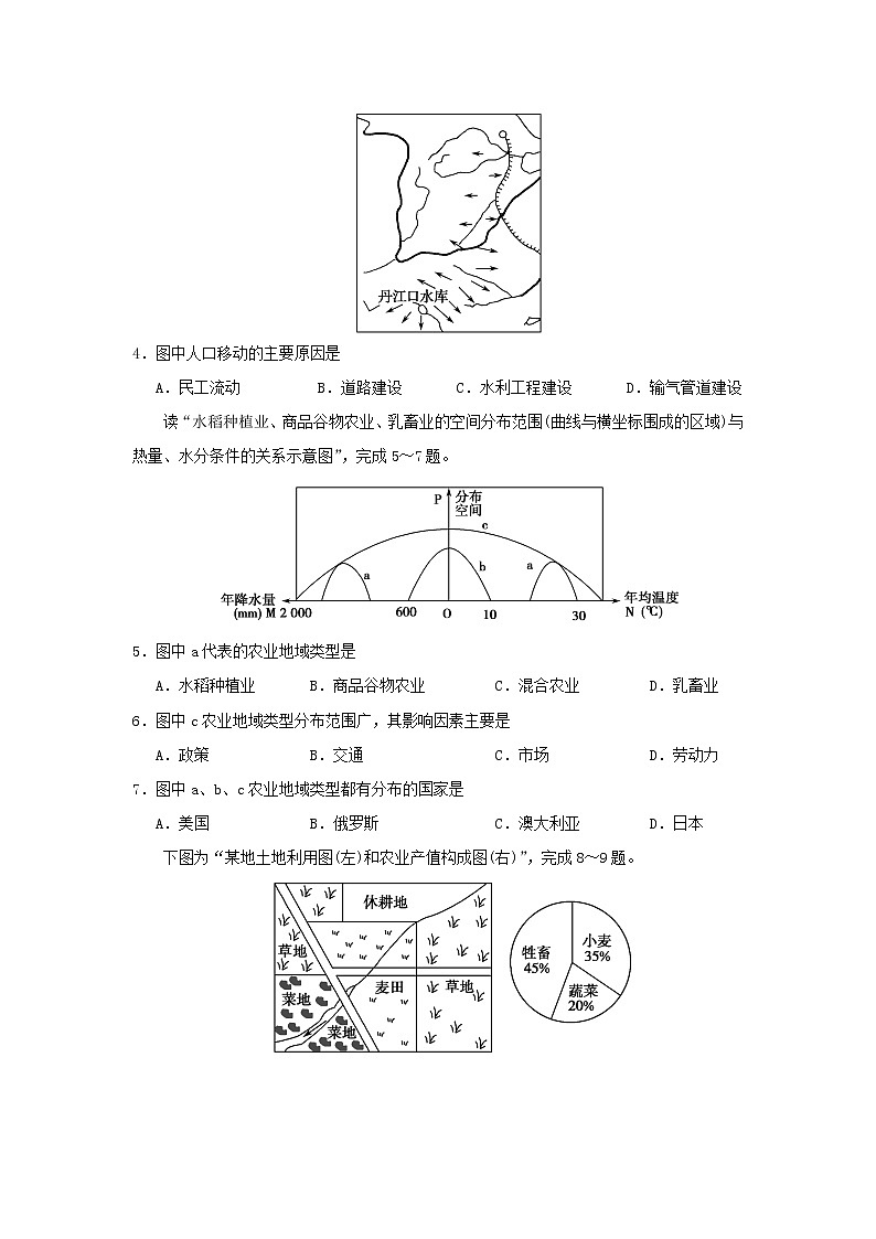 【地理】甘肃省兰州市第一中学2018-2019学年高一5月月考第2页