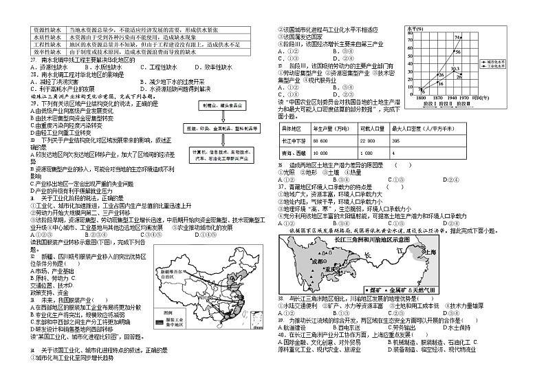 2019-2020学年河北省枣强中学高二上学期第一次月考地理试题 （Word版）03