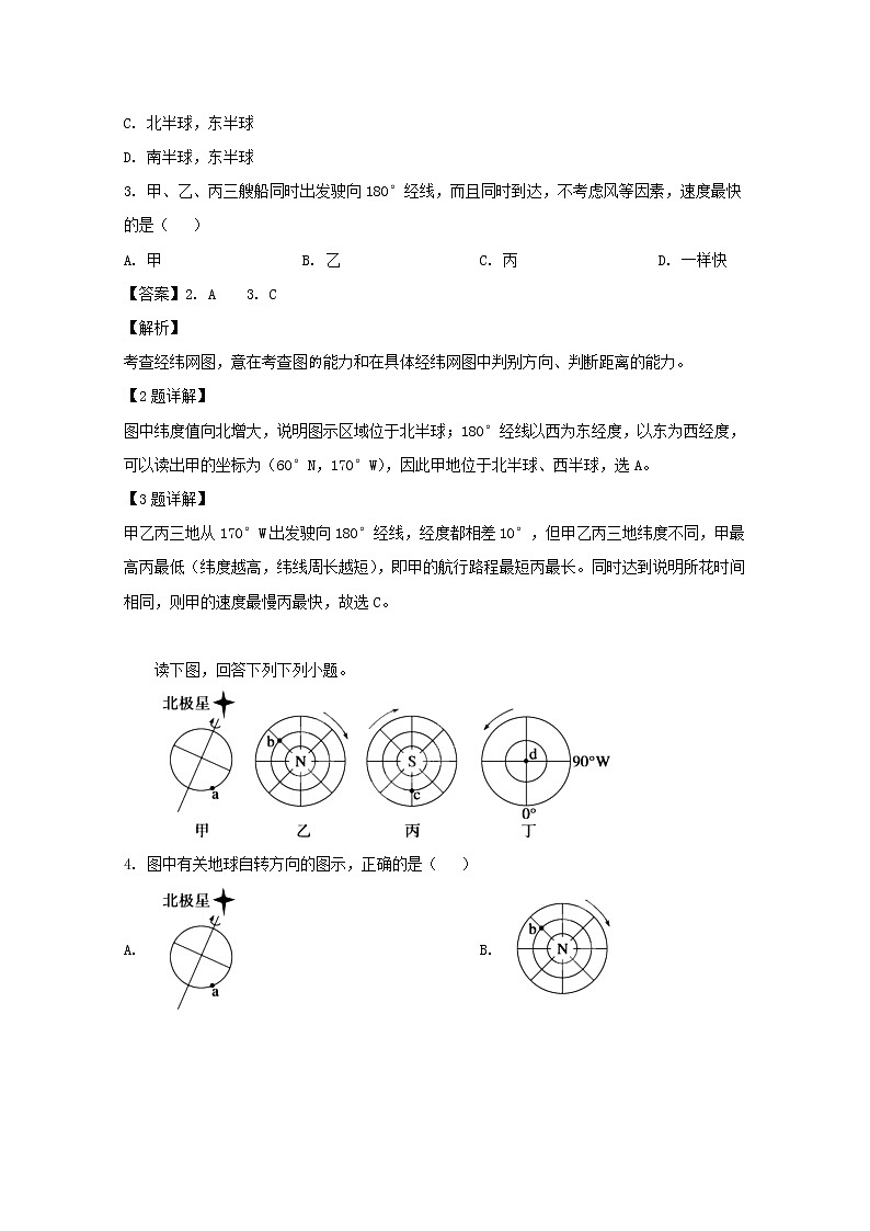 2019-2020学年辽宁省阜新市第二高级中学高二上学期第一次月考地理试题 解析版02
