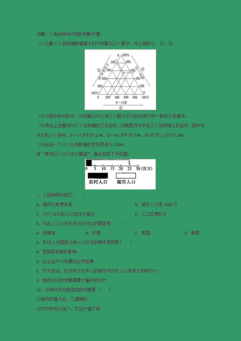 【地理】湖南省邵东县第四中学2018-2019学年高一下学期期中考试（解析版）03