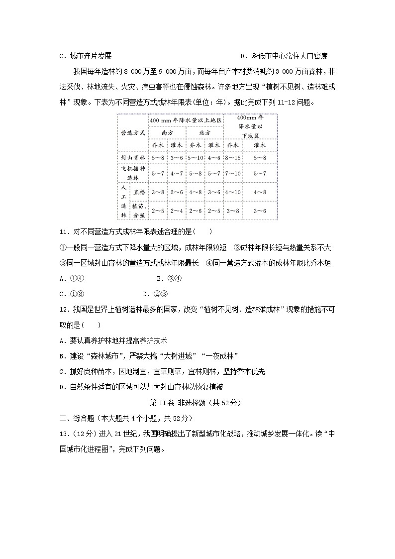 【地理】四川省遂宁市射洪中学2018-2019学年高一下学期期末模拟第3页