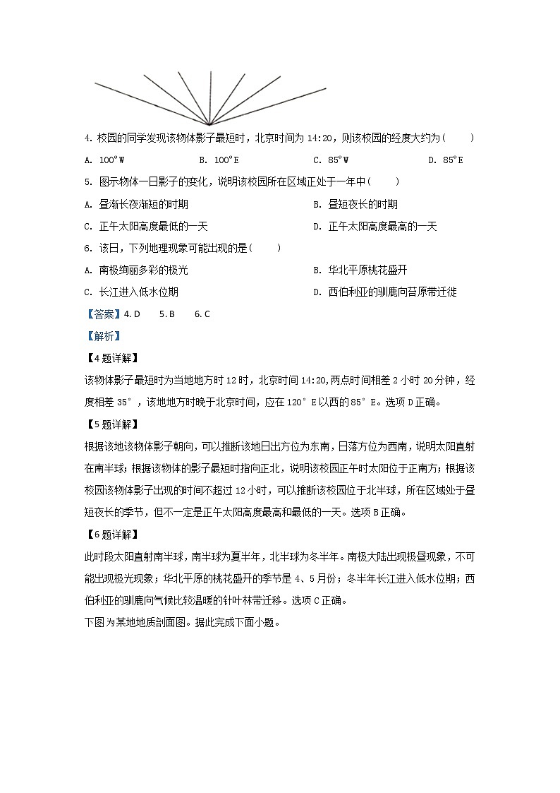 河北省张家口市2020届高三10月阶段检测地理试题第2页
