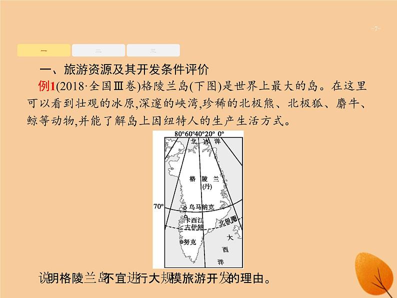 2020年高考地理二轮复习：专题十旅游地理和环境保护第23讲旅游地理（38张PPT）07