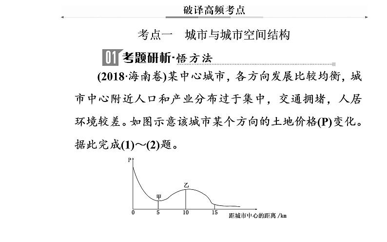 2020年高考二轮专题复习：第1部分 专题3 第3讲 城市发展与交通布局（71张PPT）04