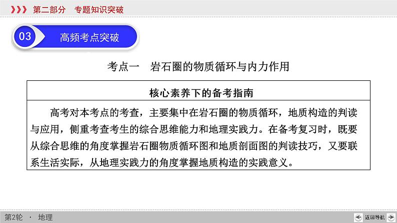 2020届高考地理二轮复习课件：地表形态的变化(共57张PPT)06