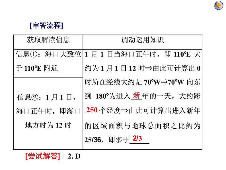 2020届高考地理二轮复习课件： 地球运动（49张）08