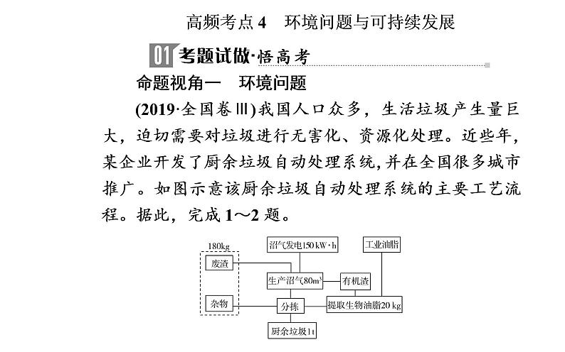 2020届高考地理二轮复习课件：专题10 考点4 环境问题与可持续发展（26张PPT）02