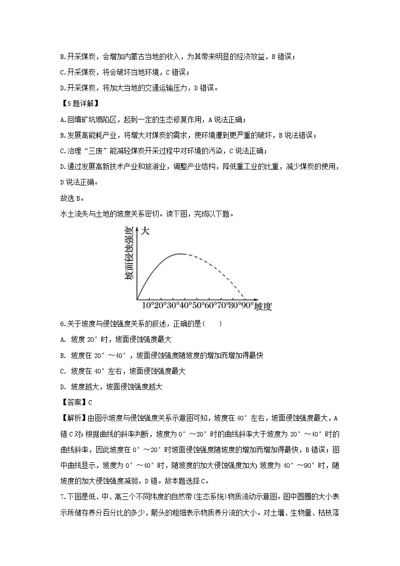 【地理】江西省南昌市第十中学2019-2020学年高二上学期第二次月考试题（解析版）03