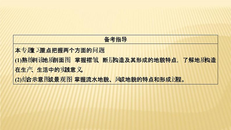 2019届 二轮复习：专题四　地壳的运动规律 课件（54张）（全国通用）03