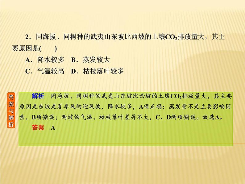 2019届 二轮复习专题微练 ：专题微练7地理环境的整体性与差异性课件（28张）（全国通用）05