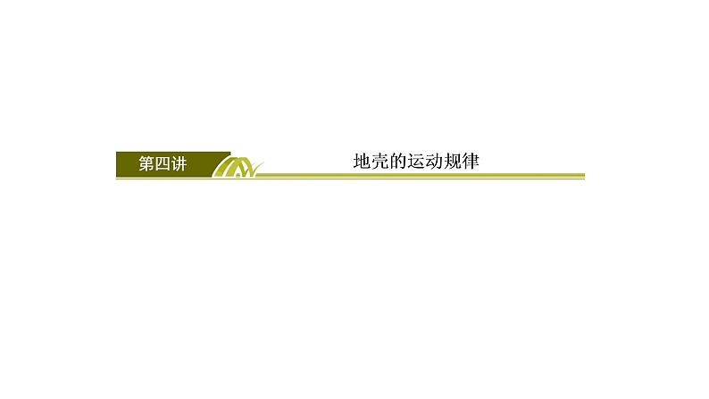 2019届二轮 ：专题五第四讲　地壳的运动规律5-4 课件（138张）（全国通用）03