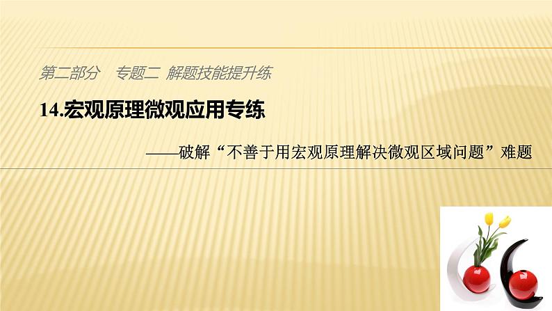 2019届二轮 复习 ：第二部分 专题二 解题技能提升练 14 课件（37张）（全国通用）01