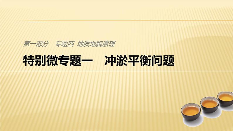 2019届 二轮 复习 ：专题四 地质地貌原理 特别微专题一 课件（19张）（全国通用）01