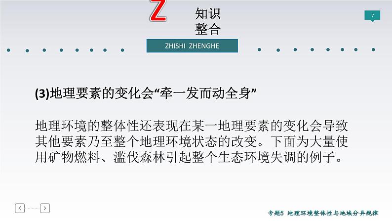 2019届 二轮复习 ：专题5　地理环境整体性与地域分异规律 课件（82张（全国通用）07