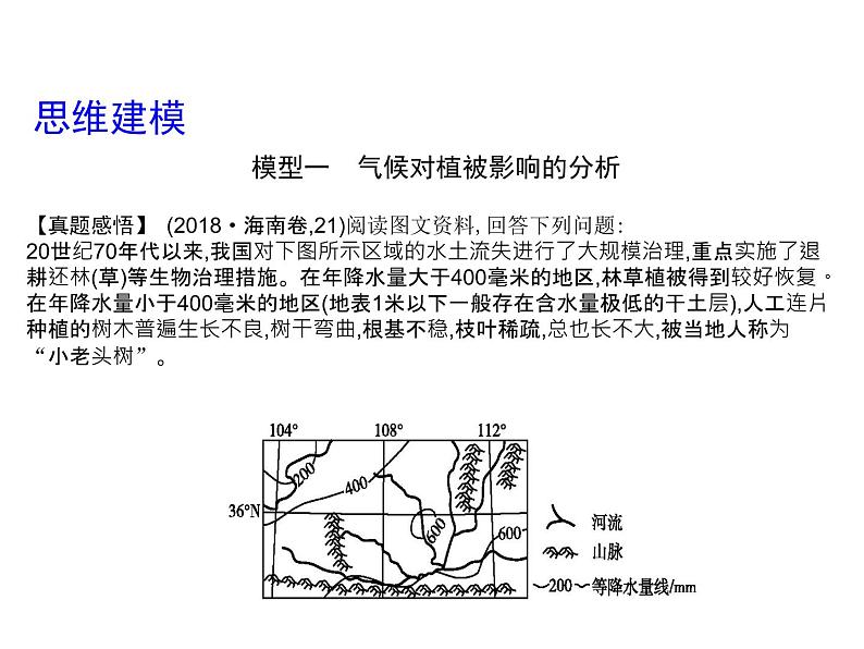 2019届 二轮复习 第二篇 核心要素建模：建模四　植被要素建模课件（25张）（全国通用第4页