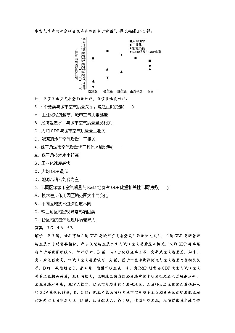 2019届 二轮复习高考选择题专练 专练十二差异比较型 作业 （全国通用）Word版含解析第2页