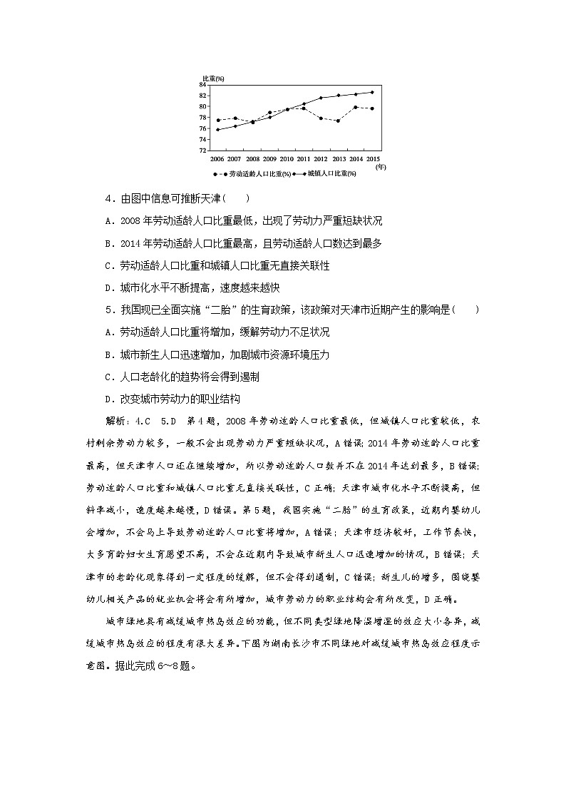 2019届  优选习题提分练：选择题专练（三） 作业（全国通用） Word版含解析02