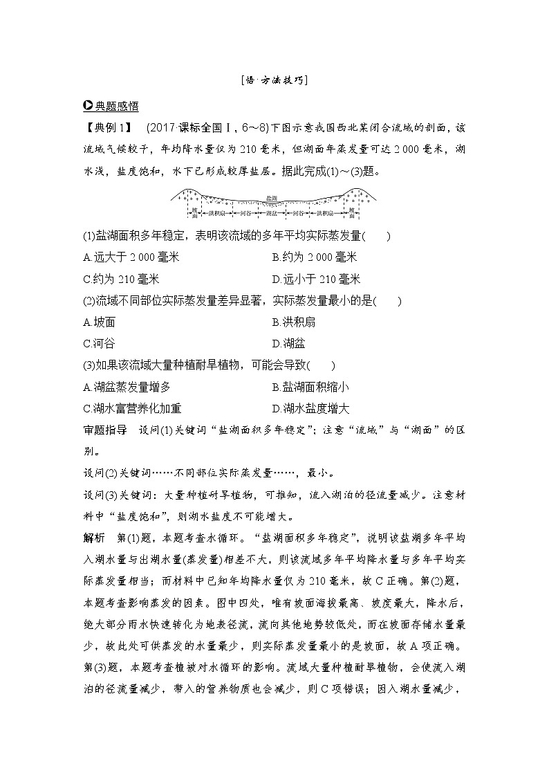 2019届 二轮复习：第二部分 专题通关攻略 专题三水体运动、河流流域开发 学案（全国通用） Word版含答案02