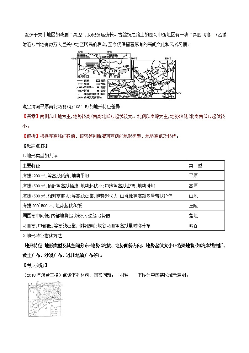 2019届 二轮复习核心考点特色突破专题04 自然环境对人类活动的影响-学案（全国通用） Word版含解析02