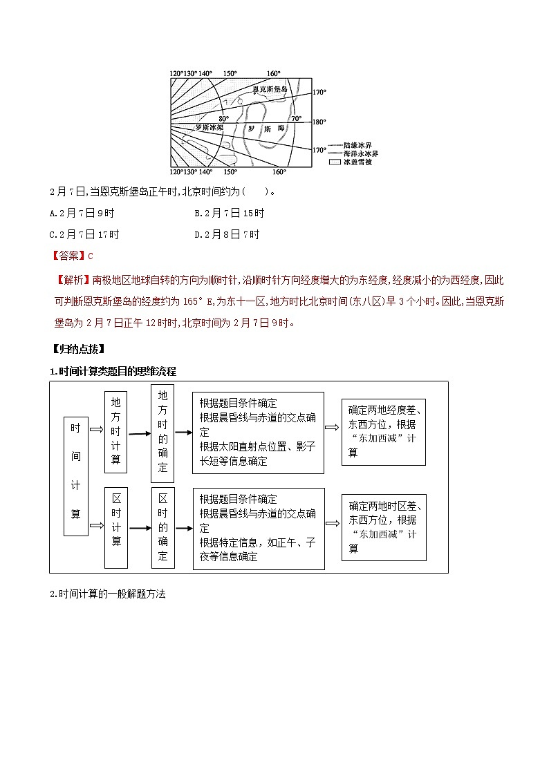 2019届 二轮复习 专题01 行星地球与地图-冲刺2019高考地理二轮复习核心考点特色突破学案（全国通用） Word版含解析03