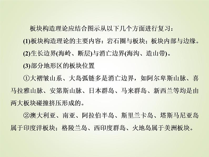 2020届 大二轮专题复习课件：第一部分 专题四 地壳运动规律  （ 全国通用版）课件（67张）08