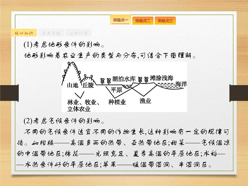 2020届 高考地理二轮课标：专题二　第2讲　农业生产与地理环境 通用课件（48张）07