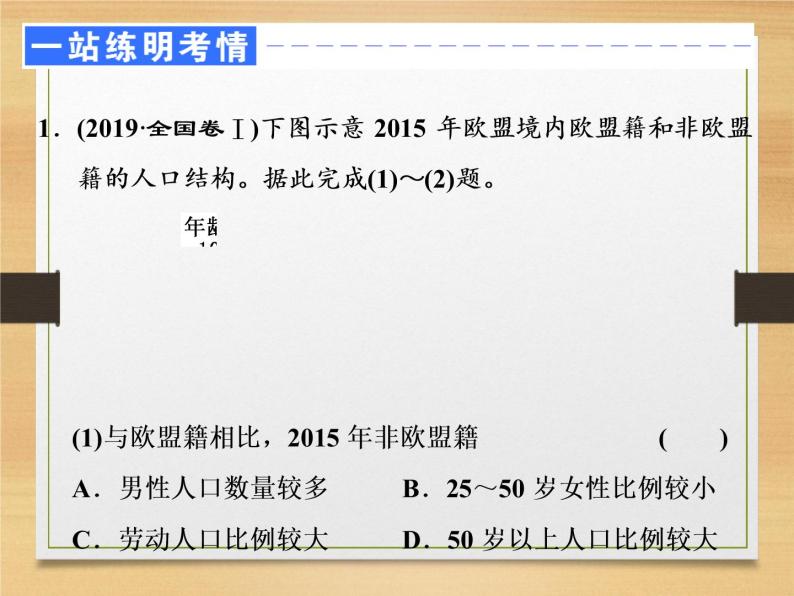 2020届 二轮复习 微专题突破：微专题十二　人　口 （通用）课件（60张）04