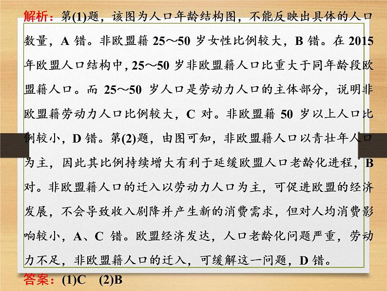 2020届 二轮复习 微专题突破：微专题十二　人　口 （通用）课件（60张）06