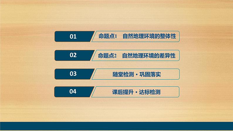 2020届 新课标高考地理二轮 ：命题主题五　自然地理环境的整体性和差异性规律 课件（50张）02