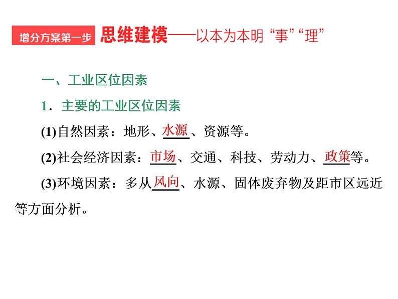 2020高考地理二轮专题课件：“事”“理”统一3  体现一个“新”的时代工业（155张）03