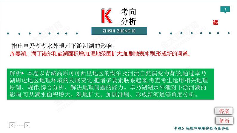 2020高考地理二轮专题课件：专题6 地理环境的整体性与差异性（60张）08