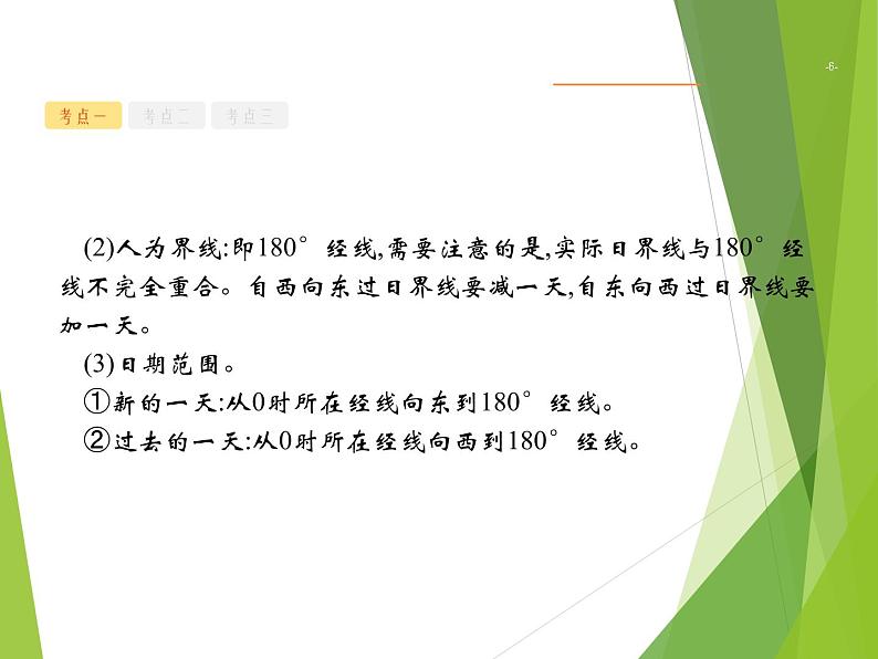 2020届  山东新高考地理二轮复习 ：专题一　地球运动的地理意义 课件（55张）06