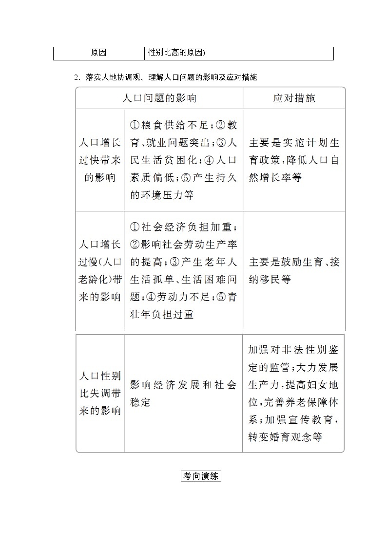 2020届《提分教程》高考地理二轮复习：专题六　人口和城市03